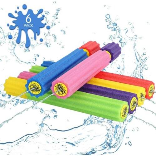 6 colors childrens summer EVA foam water gun summer outdoor beach swimming pool toys childrens swimming pool toys gifts #W