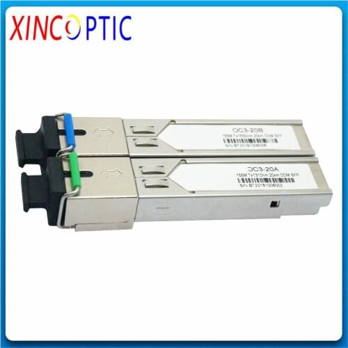 155Mbps 1310/1550nm 3KM SFP Bi-Directional Transceiver,155M Single Fiber,Single Mode WDM LC/SC SFP Transciever Module