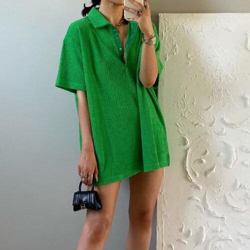 JUN WU Green Summer Dresses