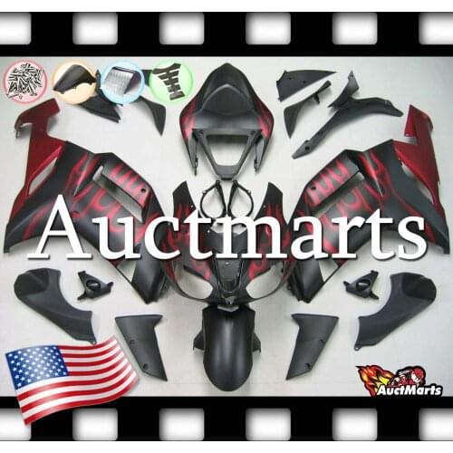 For Kawasaki Ninja ZX6R 2007 2008 07 08 Injection Plastic Fairing Kit (P/N:3i51)