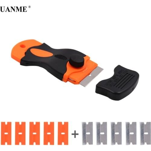 LOCA UV Glue Remover Scraper Knife for Mobile Phone LCD Touch Screen Residue Adhesive Cleaning Repair Tools With 10Pcs Blades