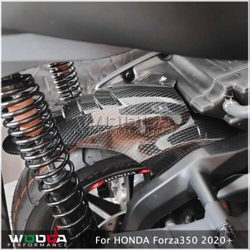 Motorcycle Mudguard Rear Fender Mud Flap Splash Guard Tire Hugger Protector For HONDA Forza350 Forza 350 2020 2021 Carbon Look
