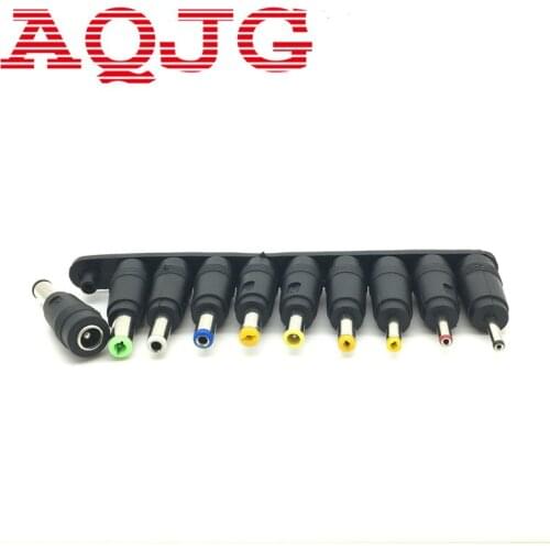 New 10pcs/Set 5.5x2.1mm Multi-type Male Jack for DC Plugs for AC Power Adapter Computer Cables Connectors for Notebook Laptop
