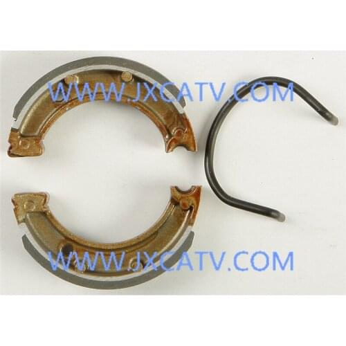 Front Brake Shoes for YAMAHA MJ50 Towny QT50 Yamahopper CA50 Riva CE50 CG50 SH50 Razz & YAMAHA PW50