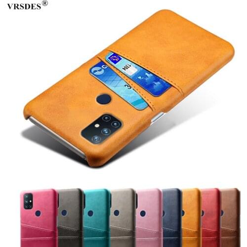 Luxury Business Case For OnePlus Nord N10 N100 5 6 7 Cover Slim Card Slots PU Leather+PC Case For OnePlus 5T 6T 7T Pro Funda