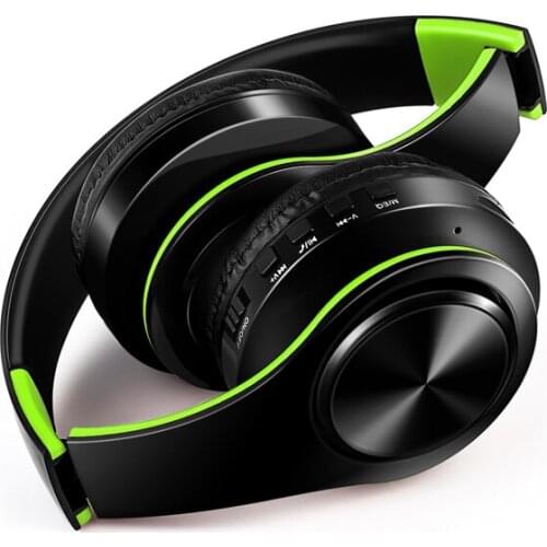 Foldable Wireless Headphones Bluetooth Headset Adjustable Stereo Earphones with Mic TF card MP3 play Headphone for mobile phone