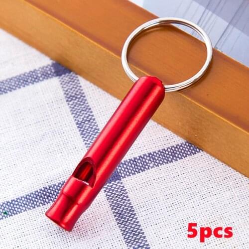 Outdoor Ball Sports Dog Trainning Metal Referee Whistle With Neck Chain Emergency Security School Wholesale High Decibel New