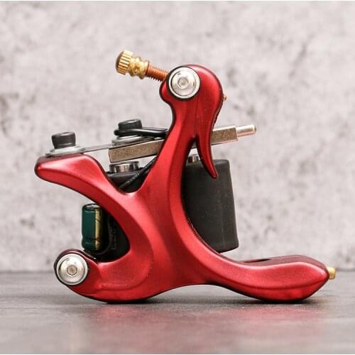 Tattoo Machine 10 Warp Coil Light Weight Handmade Professional Stainless Steel Liner Shader Professional Makeup Body Artist