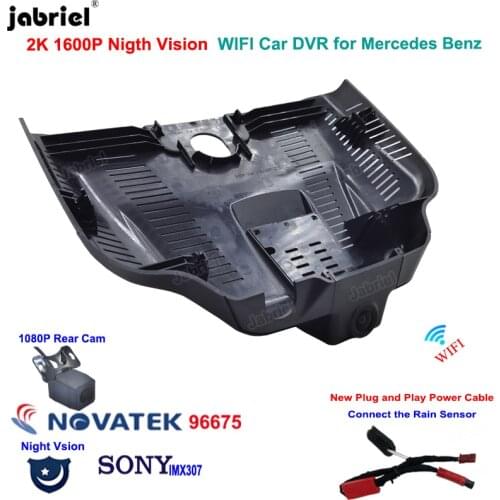 2K Dashcam New Car DVR Dash Camera for Mercedes Benz A Class A200 A220 A250 w177 for Mercedes cla 35 45 gla 45 35 amg w118 x156