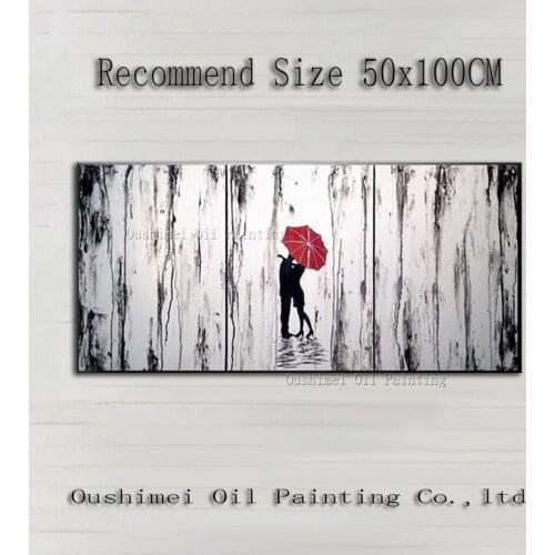 High Skills Artist Hand-painted High Quality Modern Figures Oil Painting On Canvas Hand-painted Decorative Lover Oil Painting