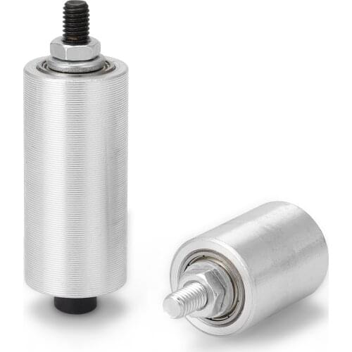 30/50mm DIY Double Bearing Sander Aluminum Alloy Conveyor Wheel Driven Wheel Hand DIY Utility Tools