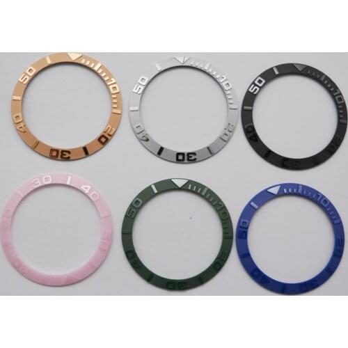 38mm ceramic watch bezel fit 40mm mens watch suitable for 40mm watch case