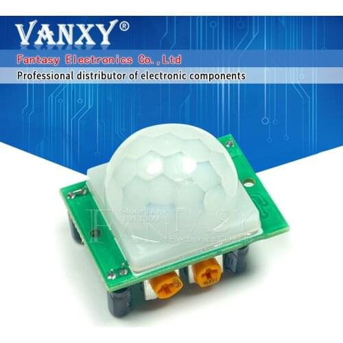 5pcs SR501 HC-SR501 Adjust IR Pyroelectric Infrared PIR module Motion Sensor Detector Module new