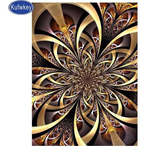 5d Diy diamond embroidery abstract flower diamond painting mosaic diamond picture Full square drilling puzzles mandala icon