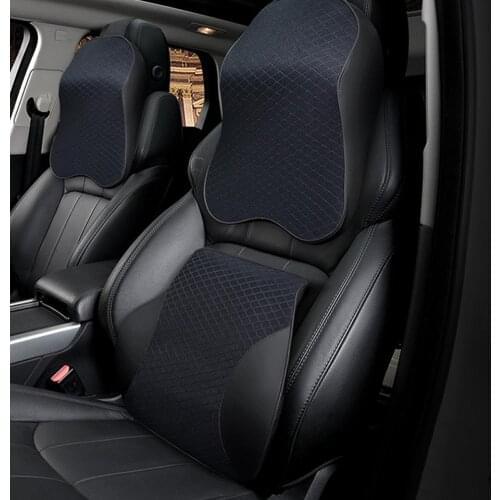 85% Hot Sales!! Space Memory Foam Travel Headrest Cushion Pad Car Head Pillow Lumbar Support