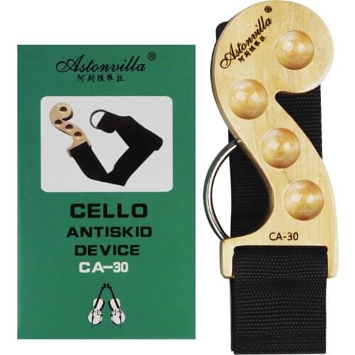 Wooden Cello Anti-slip Endpin Stopper Cello Support Stop Holder Straps Stringed Instruments Accessories