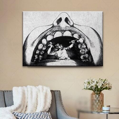 Home Decor Dentist Canvas Hd Print Tooth Anatomical Posters Nordic Painting Modern Humor Wall Art Living Room Modular Picture