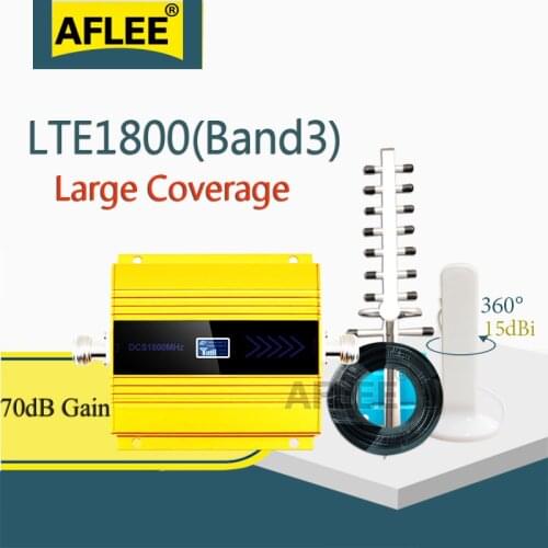 Hot Sale!!4G Network LTE 1800mhz Moblie Signal Booster GSM 1800 2g 4g Signal Repeater DCS LTE 1800 Cell phone Cellular Amplifier