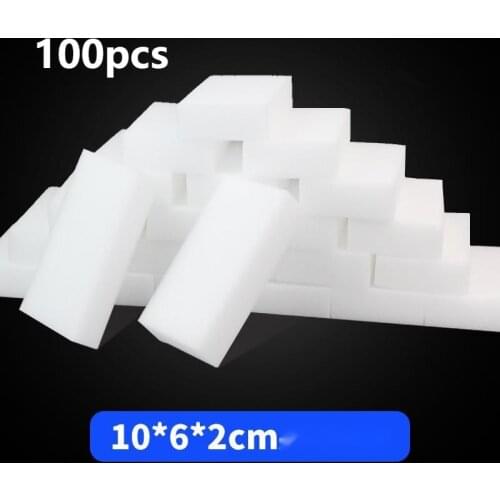 5/10/20/50/100PCS Melamine Sponge For Kitchen Dish Brush Supplies Housework Dishwashing Sponge Water Bottle Cleaning Tool Wipe