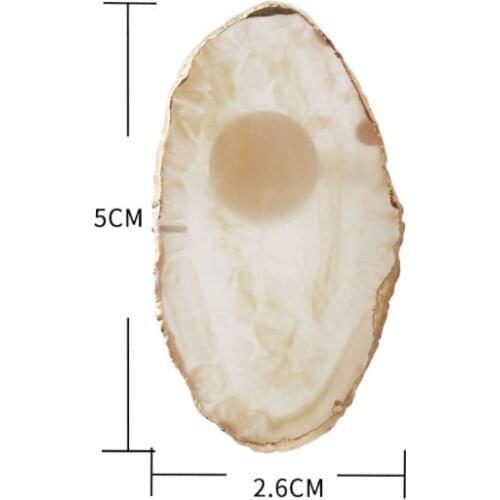 Makeup Tools Palette Spatula Semicircle 5-Well Cosmetic Blending Nail Art Palette Ring