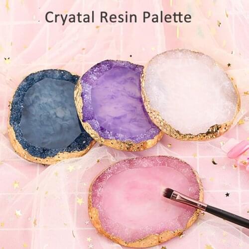Manicure Tool Color Display Palette Pallet False Nail Art Gel Poli 1PCS Practice Board Natural Resin Varnish Color Shelf