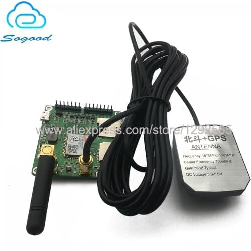 New&Original SIM868E breakout board EVB Board GSM/GPRS+GNSS DTMF Bluetooth 4.0 positioning module+GSM antenna+GPS/BD antenna