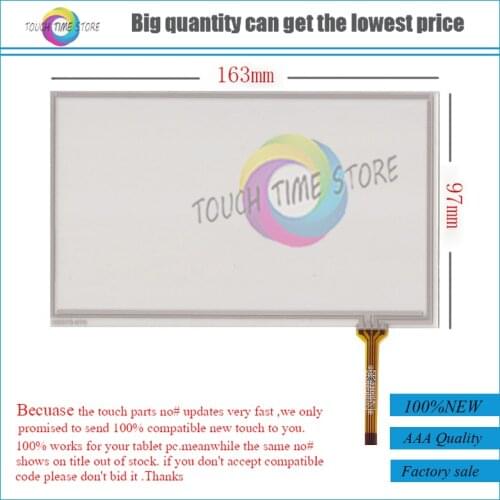 New 7'' touch screen digitizer panel For Texet TB-710HD TB-740HD 163*97mm