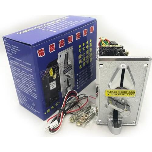 Zinc alloy panel electronic CPU Selector coin Acceptor for Vending machines High Quality Plastic Vending Arcade Game SR-1210