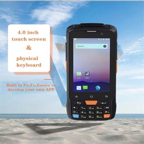 PDA barcode scanner 40L Industrial Handheld Terminal NFC USB OTG code reader 1D 2D 125K mobile 4F wifi portable bar code scanner