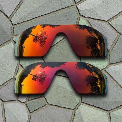Red Orange&Violet Red Sunglasses Polarized Replacement Lenses for Oakley Radarlock Path
