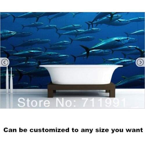 Custom childrens wallpaper, Big Fish Wallpaper Mural Used in the living room bedroom TV background wall waterproof wallpaper