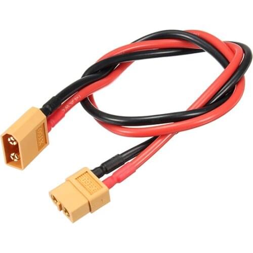 Hot Sale 400mm 14AWG Silicone Wire XT60 Female Plug To XT60 Male Plug Adapter Connector
