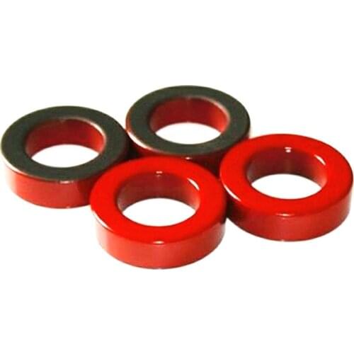 T200 Iron Powder Cores T200-2 OD*ID*HT 51*31*14.5 mm 12nH/N2 10uo Iron dust core Ferrite Toroid Core Coating Red gray AG