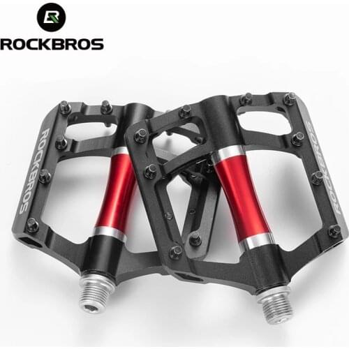 ROCKBROS Ultralight MTB Cycling Pedal Bicycle Sealed DU Bearing Pedals Aluminum Alloy Non-slip BMX Bike Pedals Road MTB Pedals