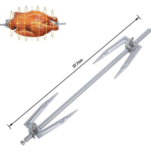 Stainless Steel Grilled Fork Air Fryer Accessories Grilled Chicken Fork Grilled Roast Chicken Fork