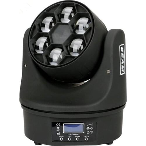 New Rotating 6pcsx15W RGBW 4In1 Mini Bee Eye Led Moving Head Beam Light 6*15W LED Moving Head Hawk Eye Beam Wash DJ Stage Light
