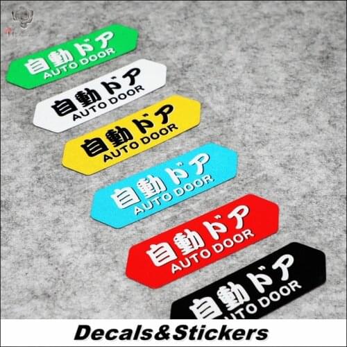 NO.L039 AUTO Door Japanese 3M Reflective Modified Stickers Car MOTO GP Waterproof Decals Racing Motorcycle