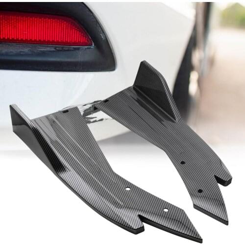 Car Rear Bumper Guard Lip Diffuser Splitter Universal Lip Winglets Side Skirt Splitters Spoiler Lips Side SkirtsWing Trim Bumper