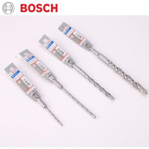 BOSCH 1 PC Electric Hammer Four Pit Drill Bit 3 Series Two Pit Two-Slot Round Handle Drill Bit Quarrying Through Wall Cement Bit