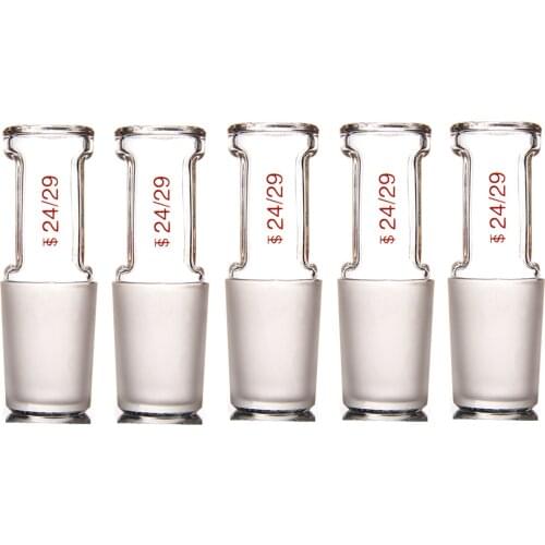 24/29,Glass Stopper, Ground Joint,Hollow Glass plug ,5pcs/Lot