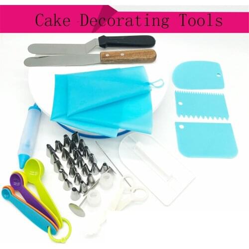 41 PCS/Set Decorating Tools of Icing Piping Nozzles Tips Pastry Fondant Cake Cupcake Cupcake Cake Decorating tools