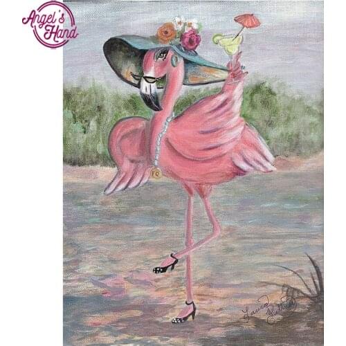 New 5d Rhinestones Diy Diamond Mosaic Diamond Painting Cross Stitch Kits Full square Drill Diamond Embroidery Flamingos