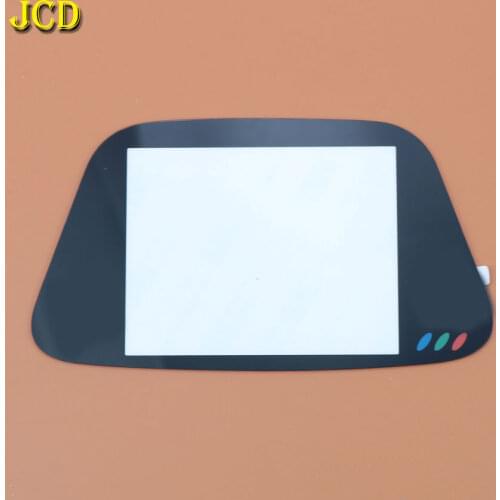 JCD 1PCS Black Glass Screen Lens Protective Cover For Sega Game Gear Replacement Screen Protector GG Lens