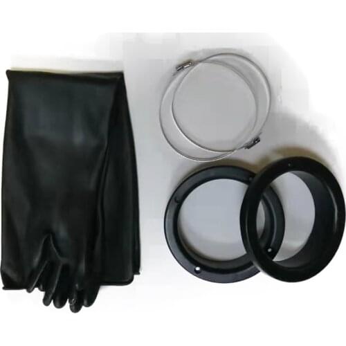 JL 80*20cm Sand Blasting Gloves sand blaster gloves /gloves holder /clamp for sandblasting cabinet