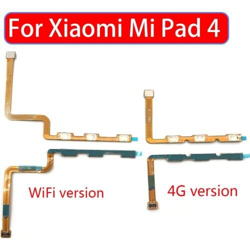 New For Xiaomi Mi Pad 4 Pad4 Power Switch On/Off Button Volume Key Button Flex Cable 4G Version / Wifi Version