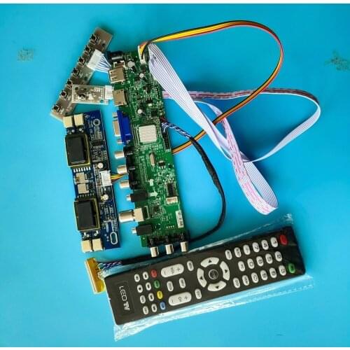 Kit for CLAA201WA04 Panel HDMI VGA Digital LCD 1680X1050 4 CCFL Controller board AV TV USB DVB-T2 DVB-T 30pin 20.1"