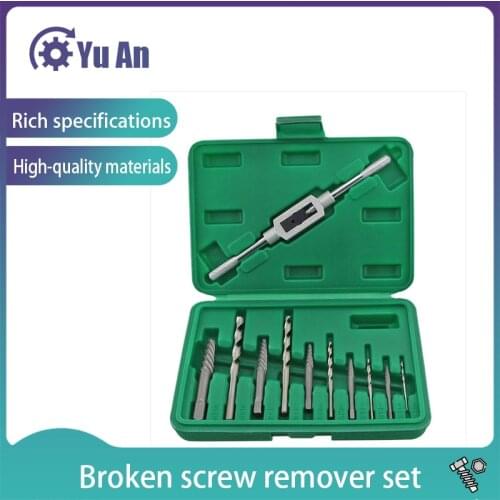 Broken Screw Remover Set Reverse Tap Universal Faucet Broken Wire Triangle Valve Water Pipe Broken Anti-tooth Thread Taker