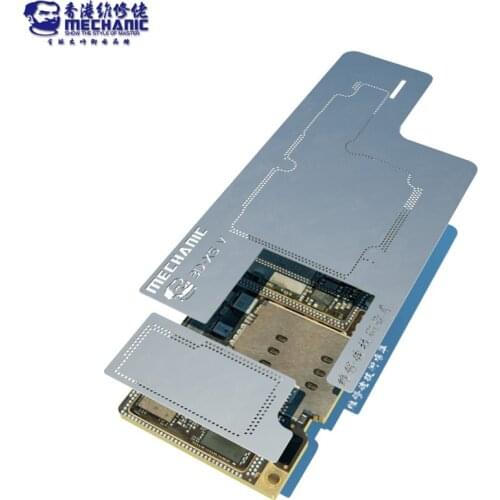 MECHANIC 3D BGA Reballing Stencil dedicate kit for iPhoneX Xs Xs Max Mesh Repair Steel net