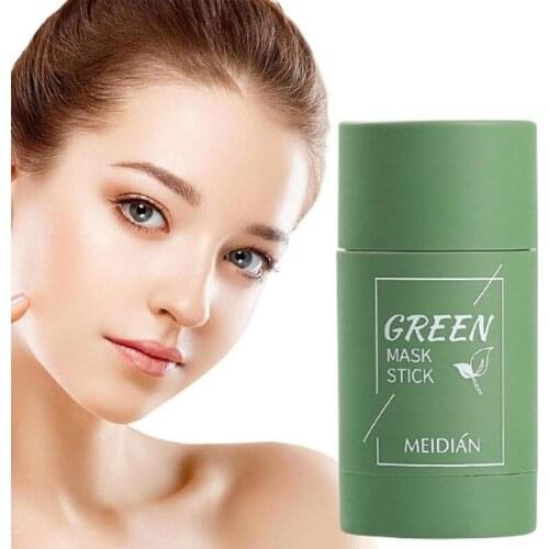 Green Tea Cleansing Solid Mask Acne Cleansing Beauty Skin Green Tea Moisturizing Hydrating Whitening Care Face