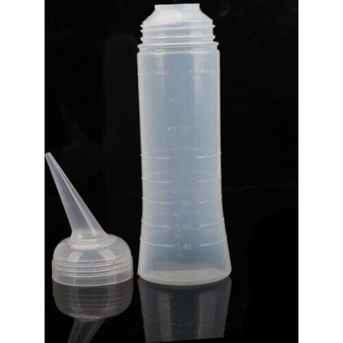 5x Salon Applicator Measuring Hairdressing Tinting Scale Bottle Portable CLSK